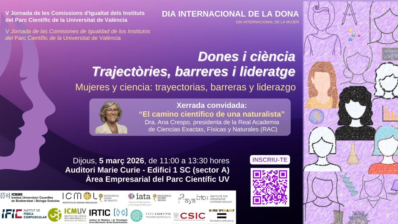 Mujeres y Ciencia: trayectorias, barreras y liderazgo | 8M en el PCUV