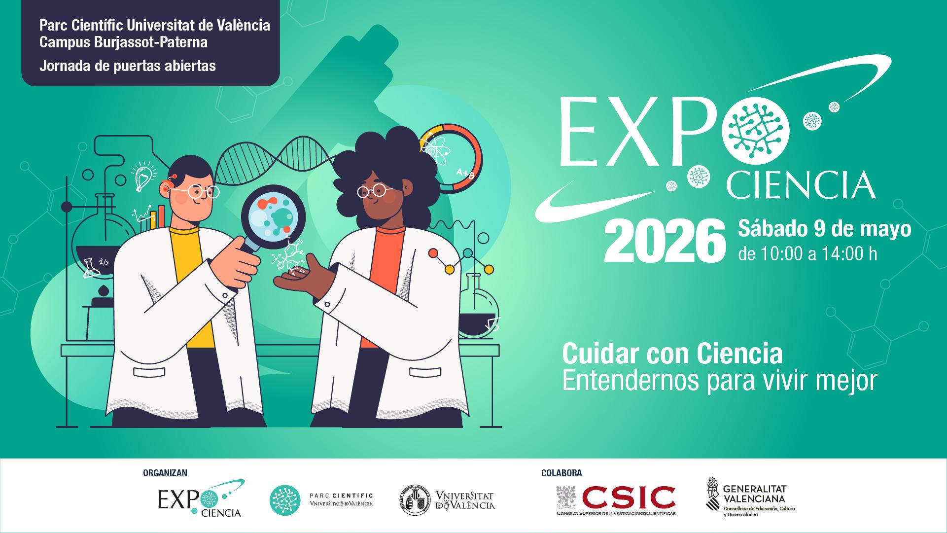 Expociència 2026: “Cuidar con ciencia”, en el Parc Científic UV