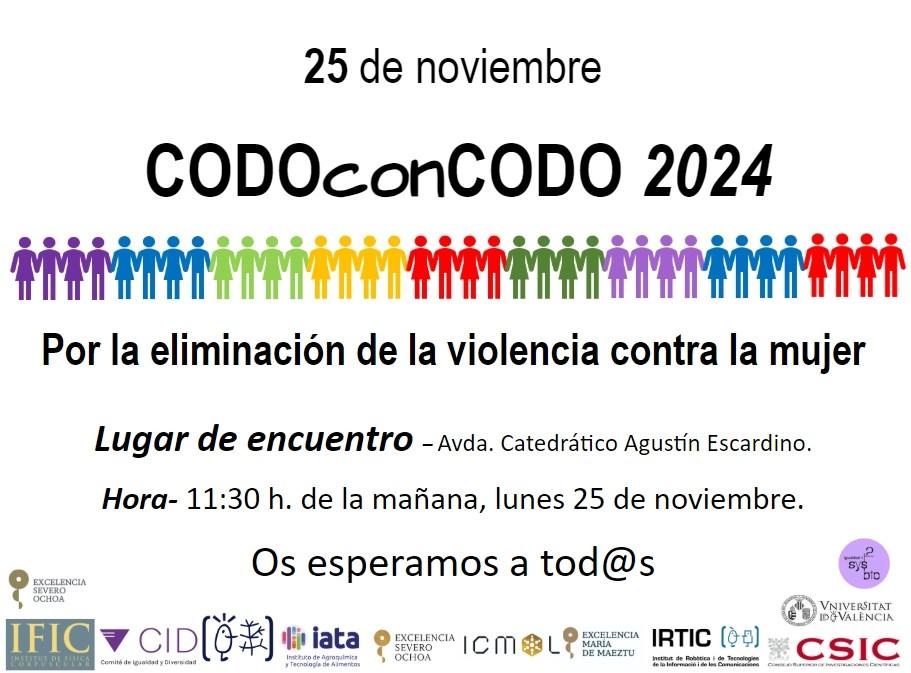 Codo con codo 2024 por la Eliminación de la Violencia Machista 