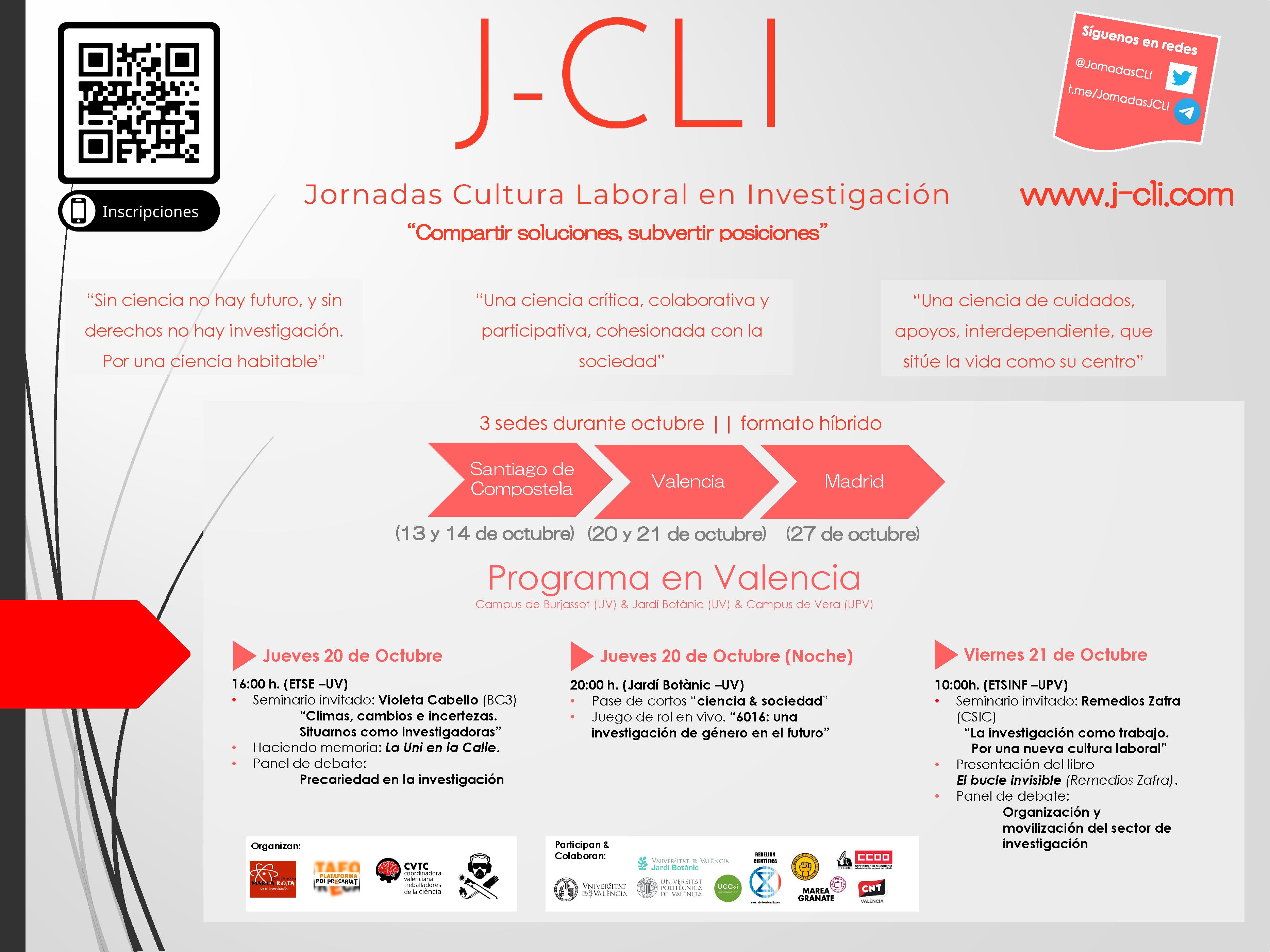 ETSE | Jornadas de Cultura Laboral en Investigación (J-CLI)