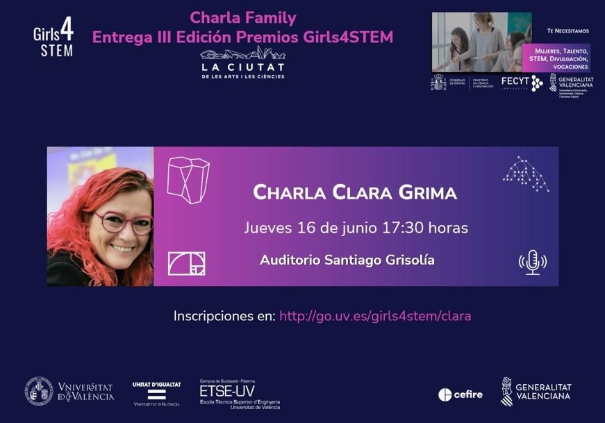 Charla Family Clara Grima | III Edición Premios Girls4STEM 2022