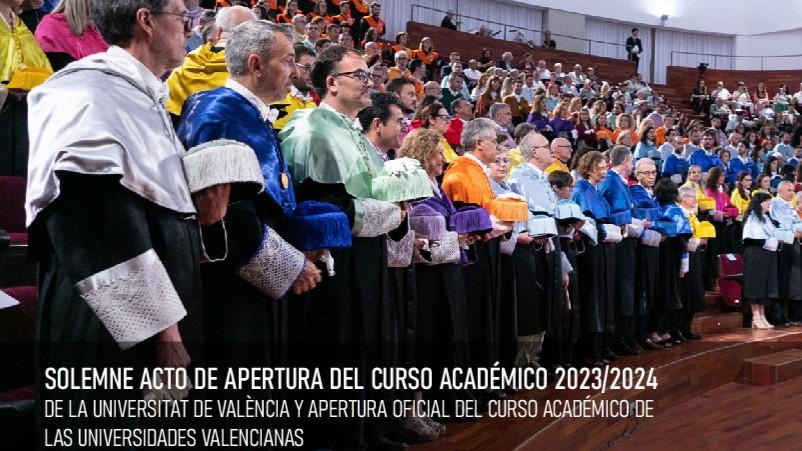 Universitat de València | Acto de Apertura del Curso Académico 2023/2024