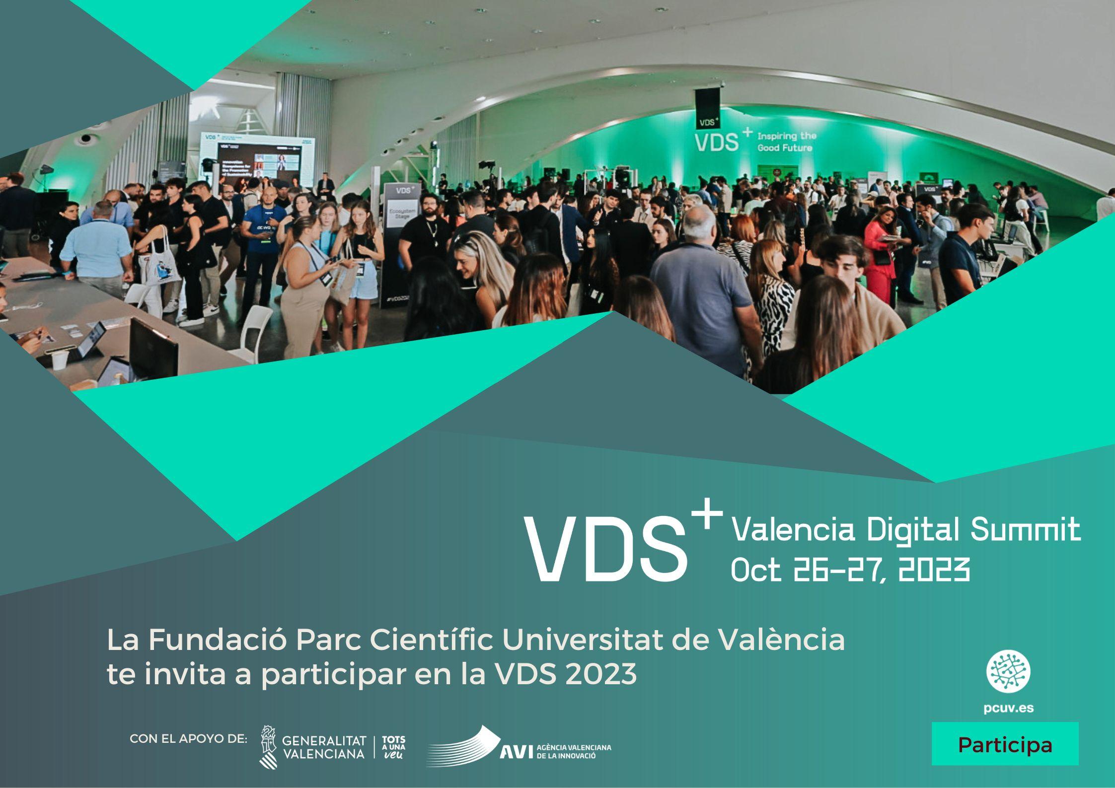 El Parc Científic de la Universitat de València te invita a participar en la VALENCIA DIGITAL SUMMIT 2023