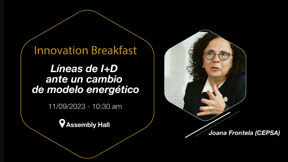 Innovation Breakfast - ICMol | Joana Frontela: 'Líneas de I+D ante un cambio de modelo energético' 