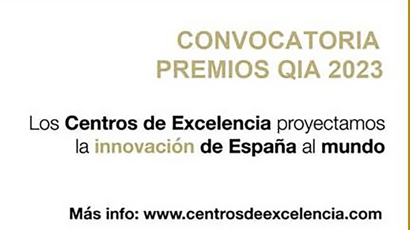 Centros de Excelencia | Convocatoria de los Premios Quality Innovation Award 2023