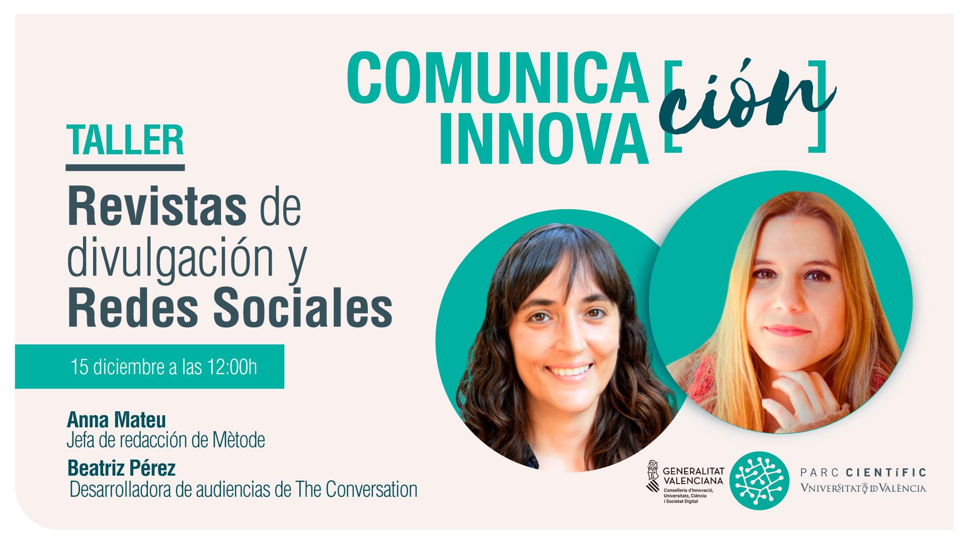 Workshop Comunica-Innova [tion]: 'Popular science magazines and social networks'