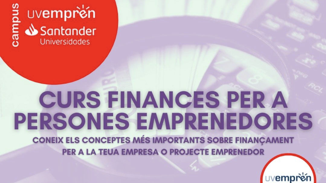 UVemprén | Curso 'Finanzas para personas emprendedoras'