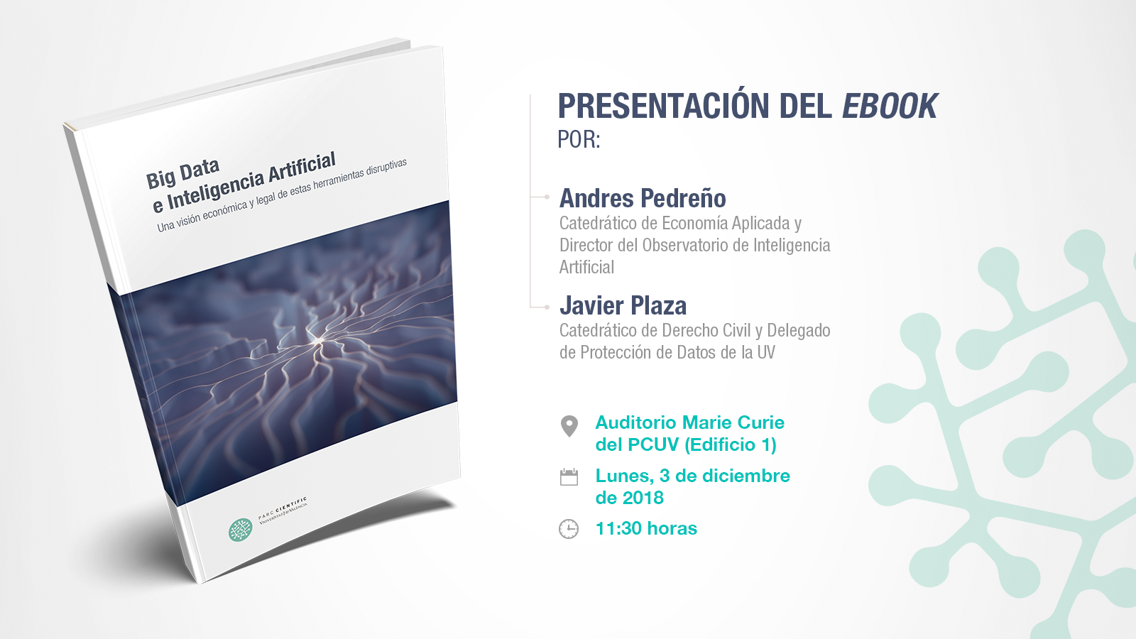 Presentation of the ebook 'Big Data and Artificial Intelligence. An economic and legal view of these disruptive tools'