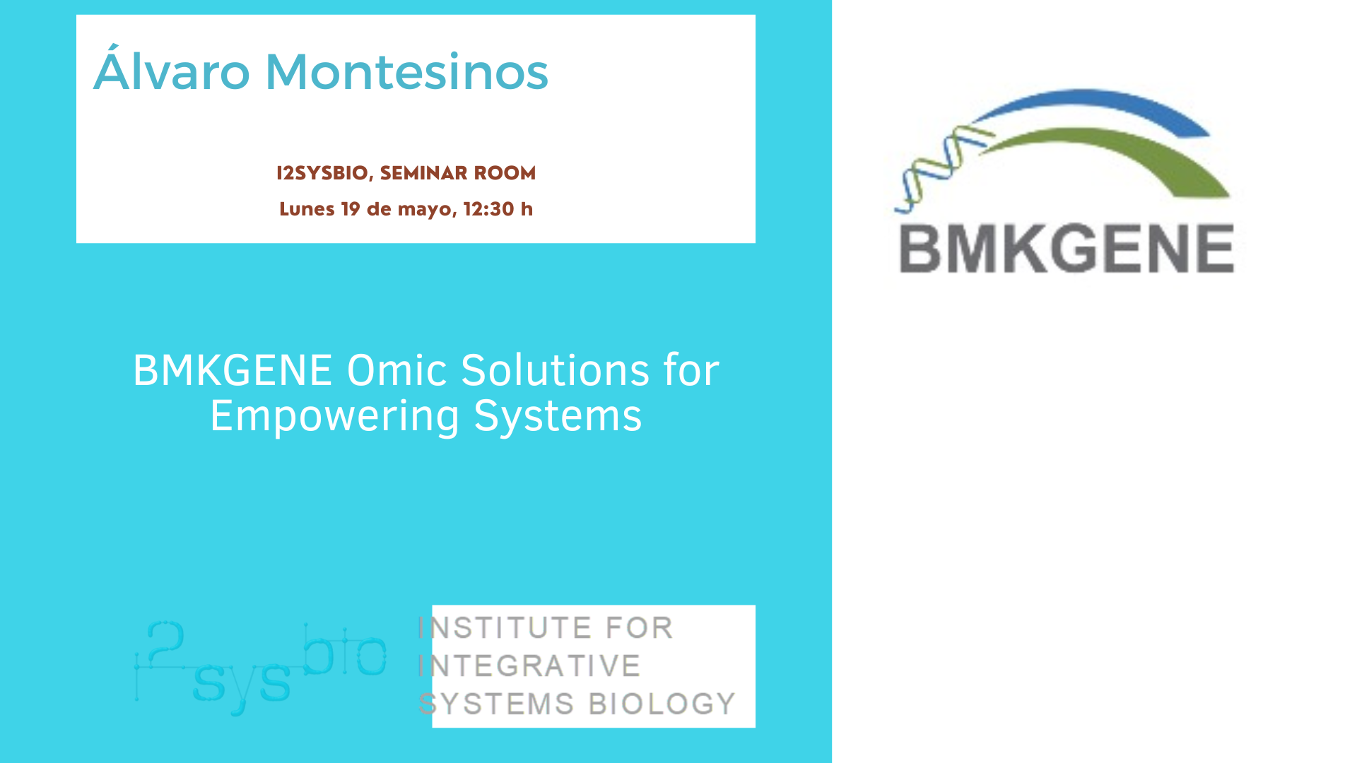 BMKGENE Soluciones ómicas para sistemas de potenciación