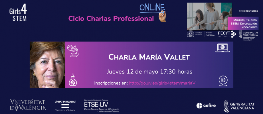 Girls4STEM - Charlas Professional | Día internacional de las mujeres matemáticas