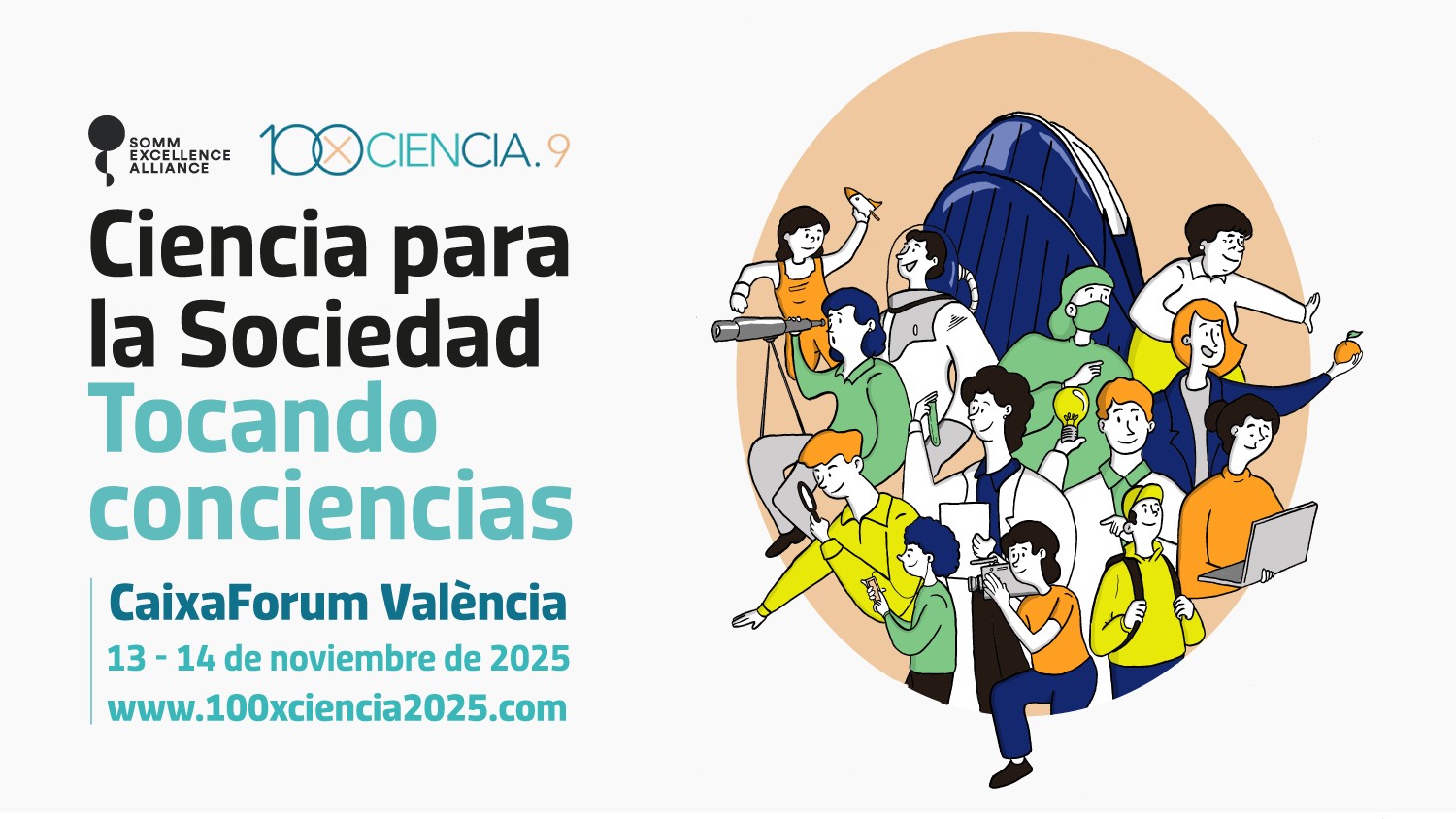 100xCiencia.9 | “Ciencia para la Sociedad, Tocando conciencias”
