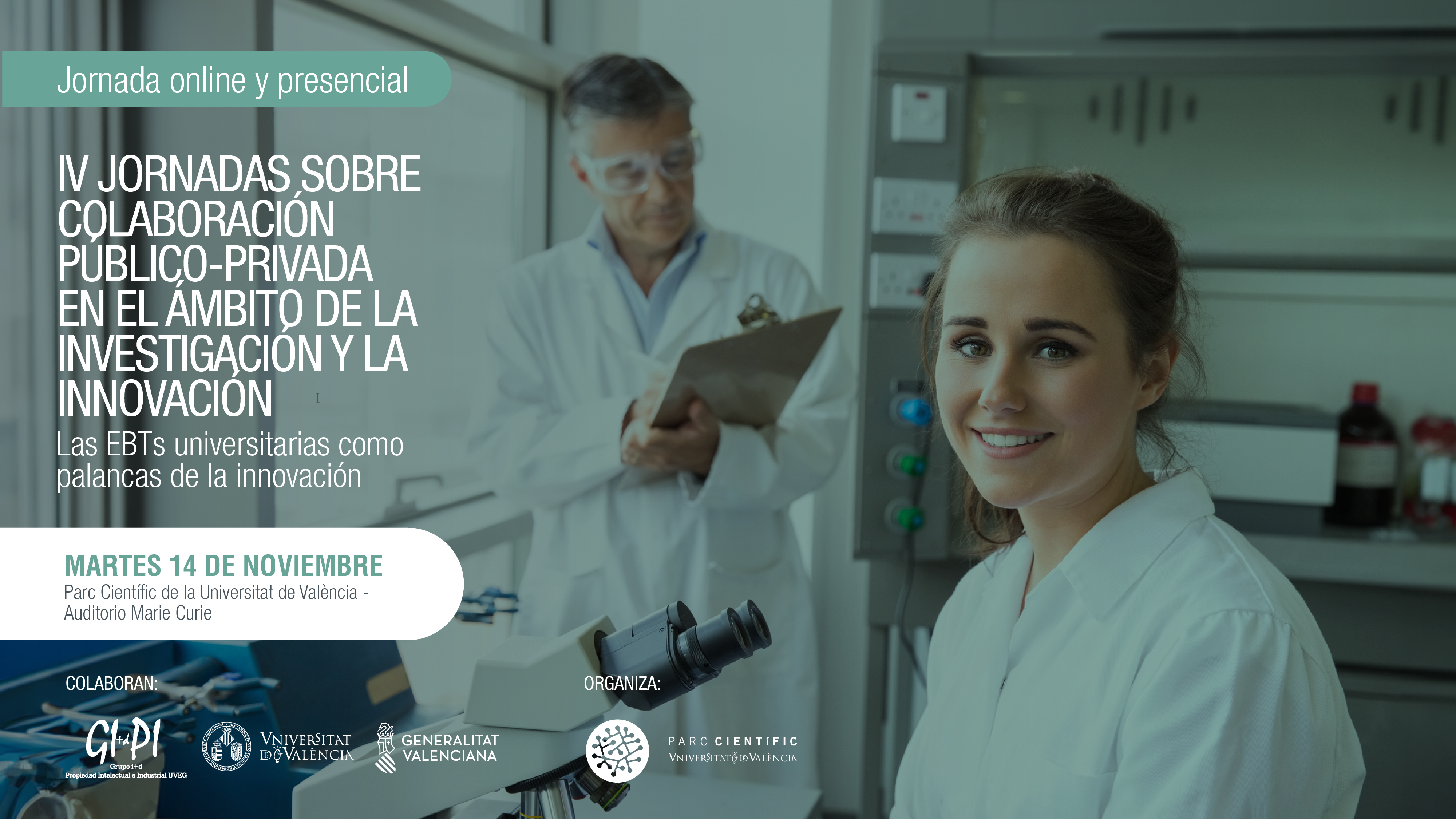 Jornada FPCUV | IV Jornadas sobre la colaboración público-privada en el ámbito de la investigación y la innovación